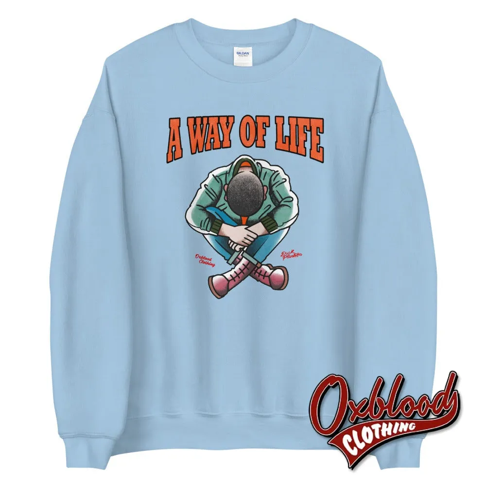 Traditional Skinhead A Way Of Life Sweatshirt - Mr Duck Plunkett